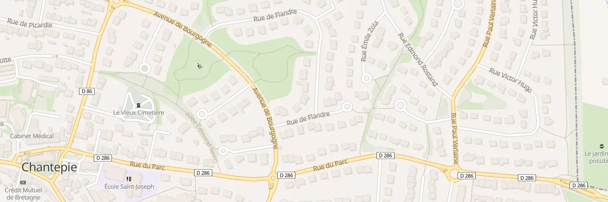 Plan du 24 Rue de Flandre à Chantepie