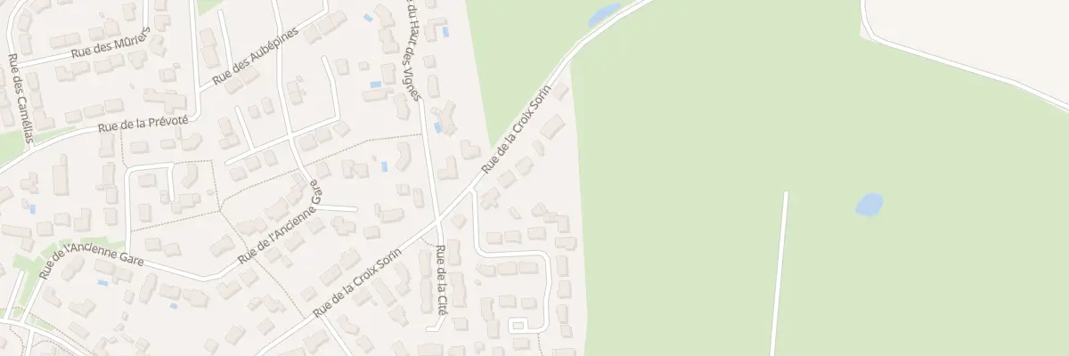 Plan du 34 Rue de la croix sorin à Palluau