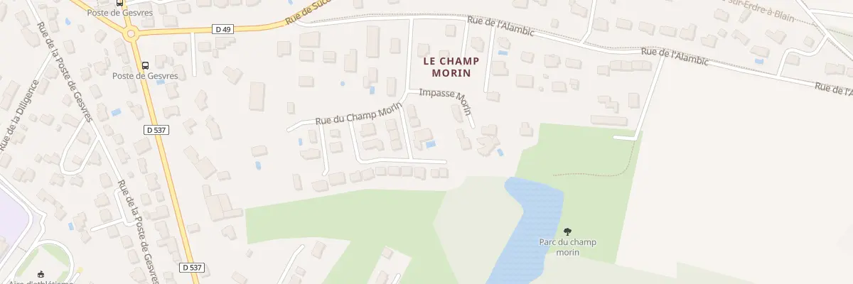 Plan du 18 Rue du bocage à Treillières