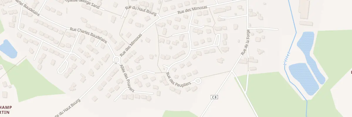 Plan du 6 Rue des Peupliers à Mouazé