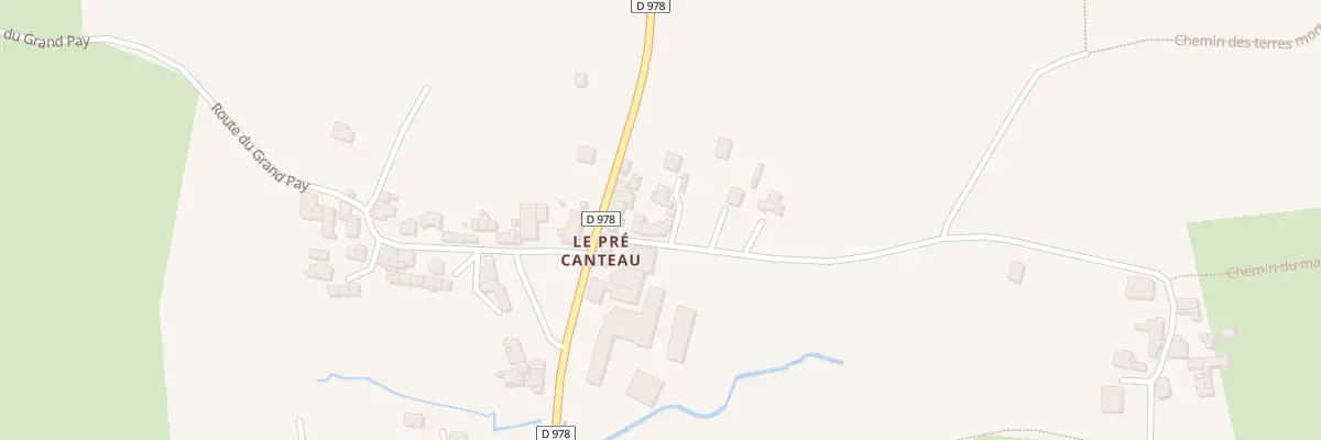 Plan du 5267 Le Pre Canteau à Beaulieu-sous-la-Roche