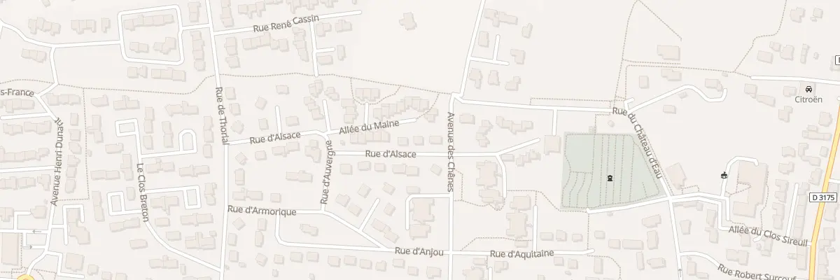 Plan du 4 Rue d’Alsace à Saint-Aubin-d’Aubigné