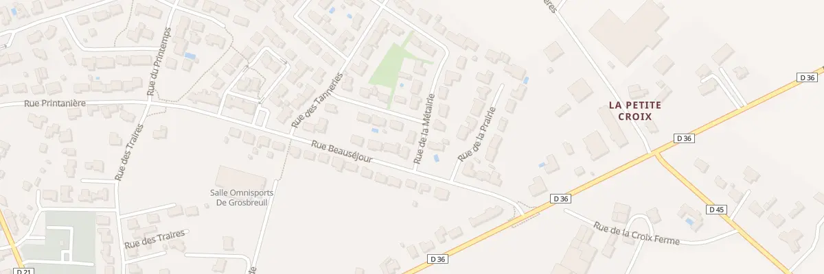 Plan du 3 Rue de la métairie à Grosbreuil
