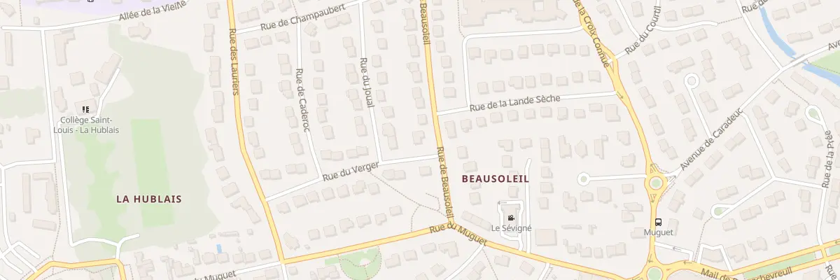 Plan du 1 Rue de Beausoleil à Cesson-Sévigné
