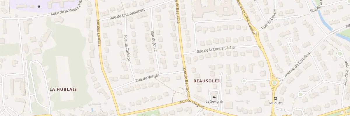 Plan du 1B Rue de Beausoleil à Cesson-Sévigné