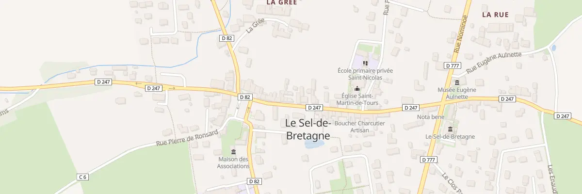 Plan du 14 Rue Duguesclin au Sel-de-Bretagne