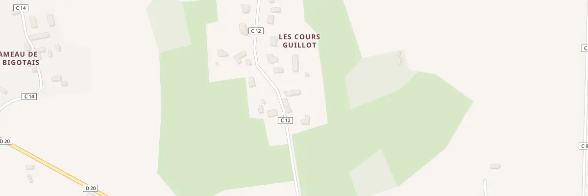 Plan du 5108 Les Cours Guillot à Feins