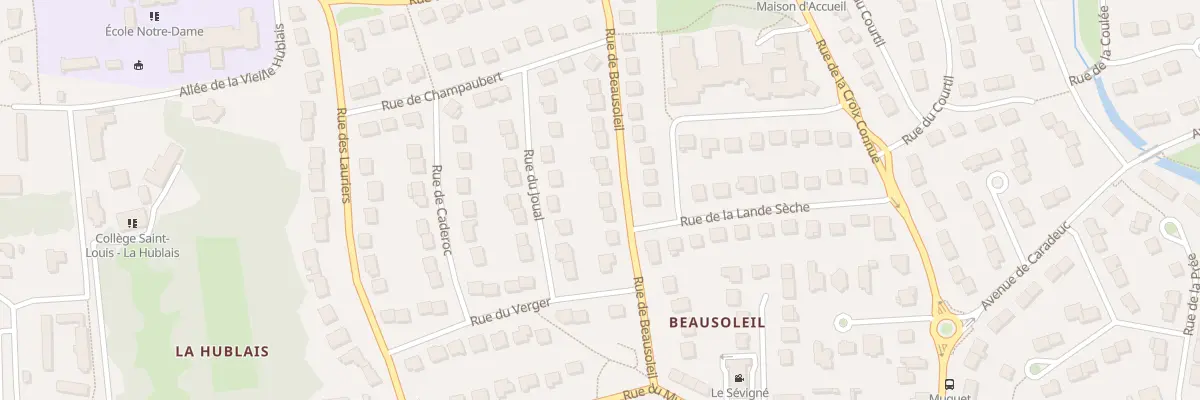 Plan du 5 Rue de Beausoleil à Cesson-Sévigné