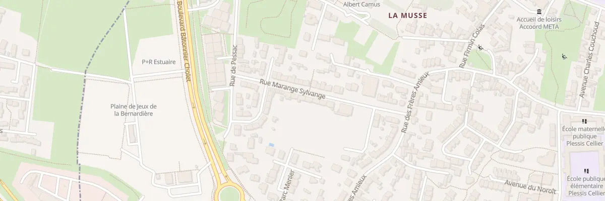 Plan du 25 Rue Marange Sylvange à Nantes