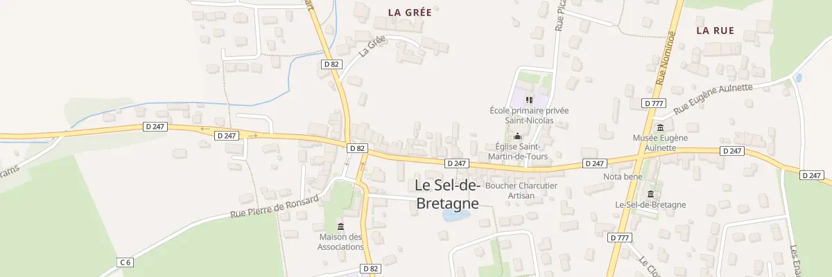 Plan du 18 Rue Duguesclin au Sel-de-Bretagne
