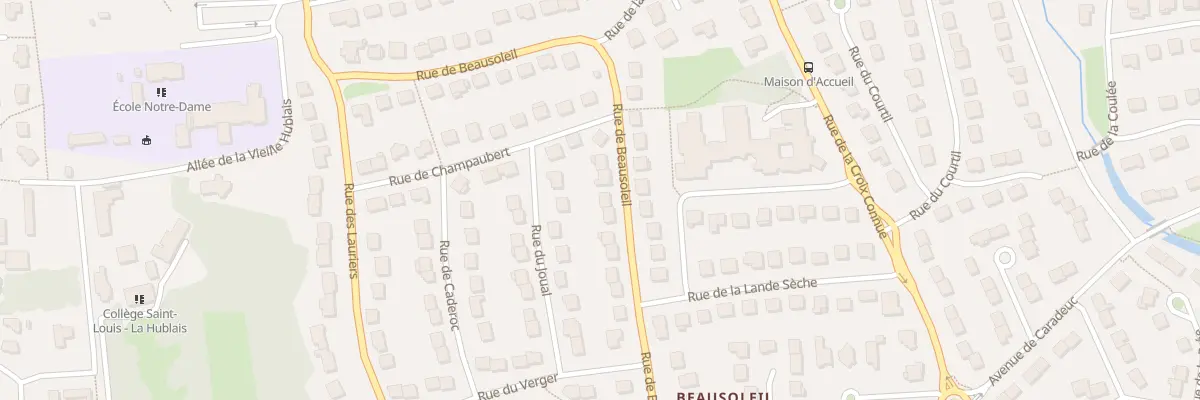 Plan du 13 Rue de Beausoleil à Cesson-Sévigné