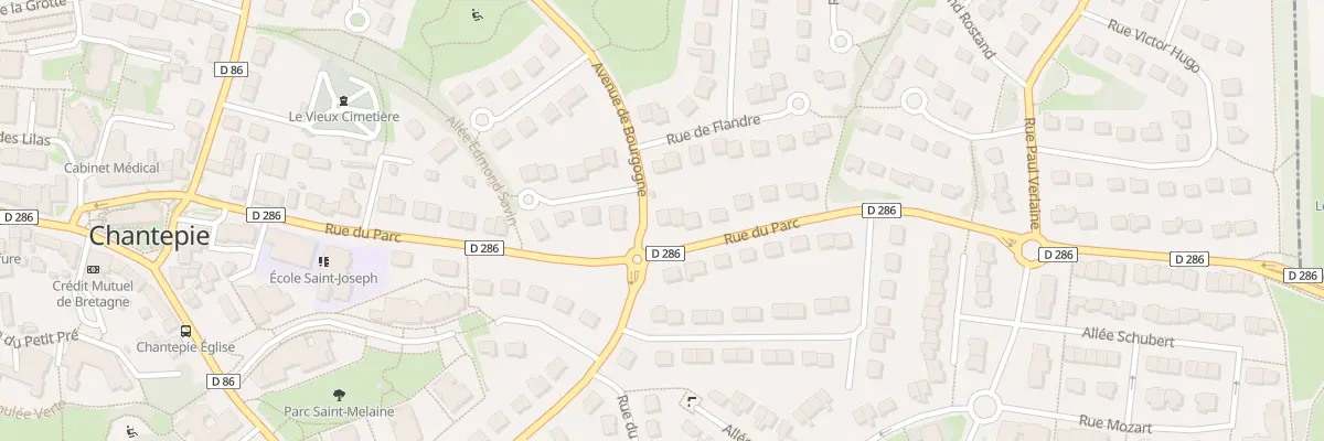 Plan du 33 Rue du Parc à Chantepie