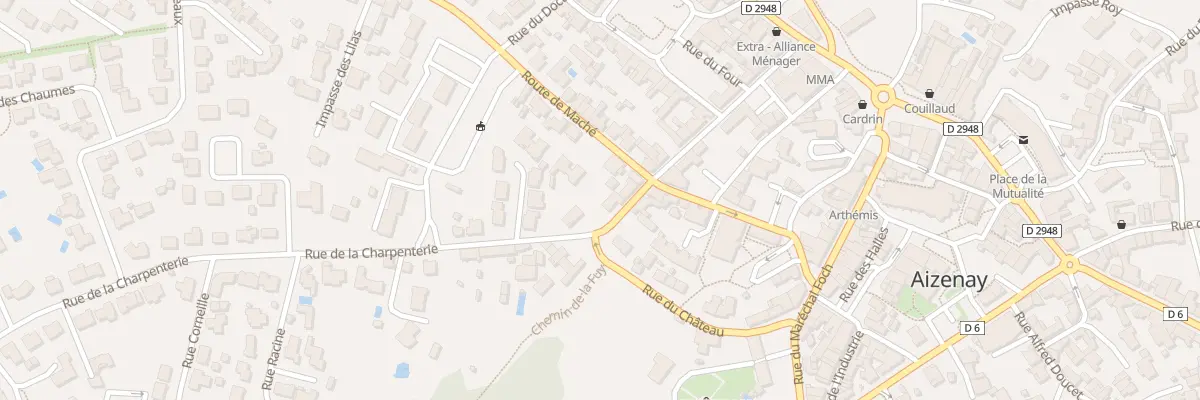 Plan du 4 Rue de la charpenterie à Aizenay