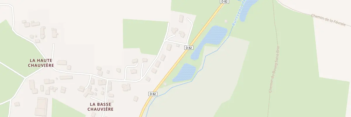Plan du 568 La Chauviere au Petit-Fougeray