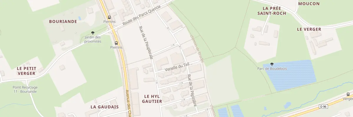 Plan du 2 Ven du Teil à Cesson-Sévigné