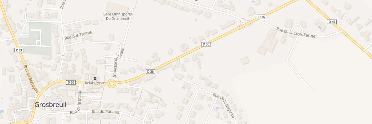 Plan du 12 Rue du poitou à Grosbreuil