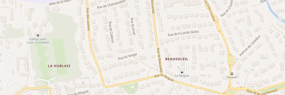 Plan du 2 Rue du Joual à Cesson-Sévigné