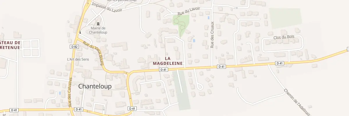Plan du 1 Imp de la Magdelaine à Chanteloup