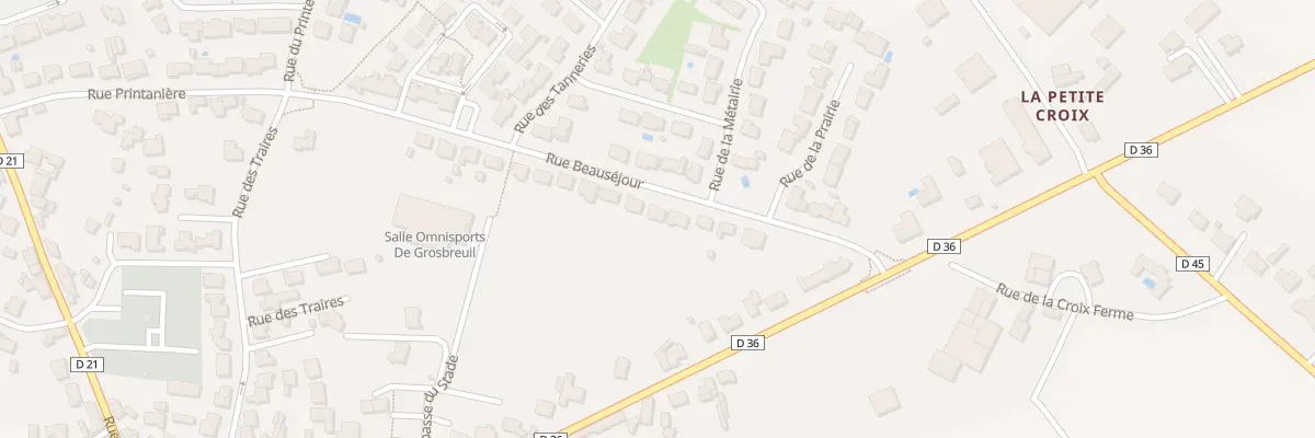 Plan du 24 Rue beauséjour à Grosbreuil