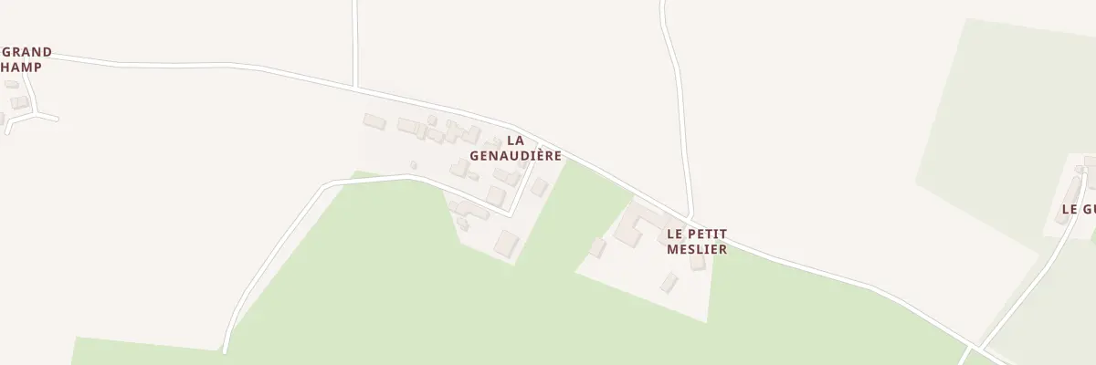 Plan du 14 La Genaudière à Legé
