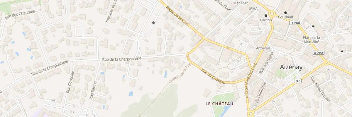 Plan du 11 Rue de la charpenterie à Aizenay