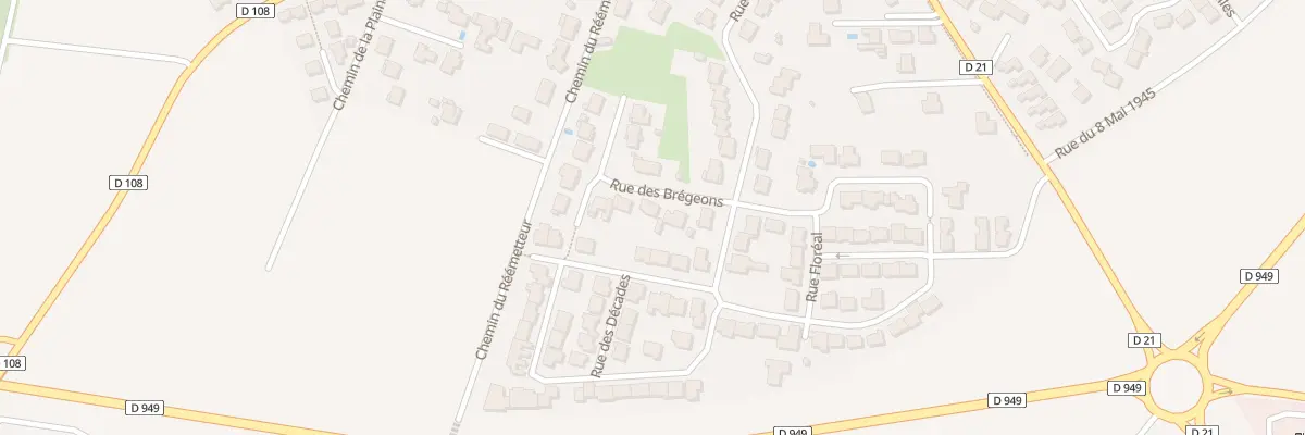 Plan du 33 Rue des Brégeons à Talmont-Saint-Hilaire