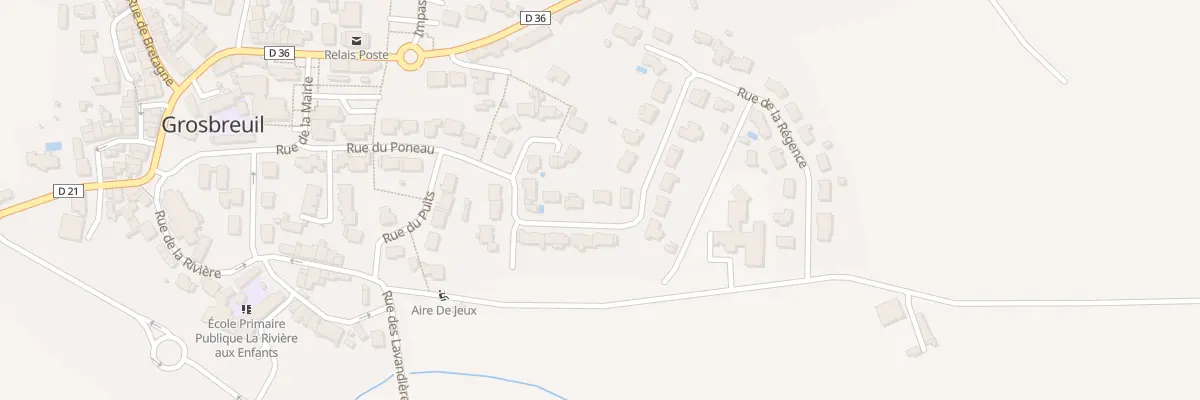 Plan du 23 Rue de la garenne à Grosbreuil