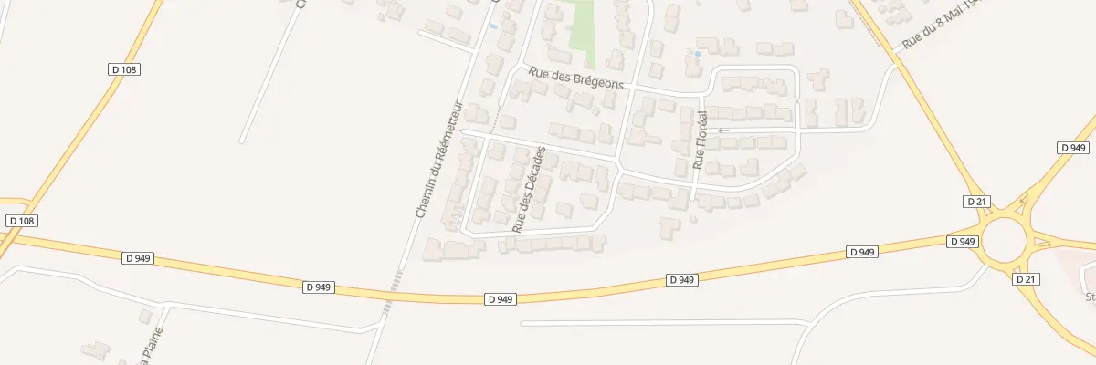 Plan du 21 Rue des Décades à Talmont-Saint-Hilaire