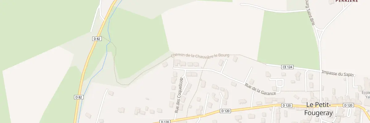 Plan du 5 Rue des Violettes au Petit-Fougeray