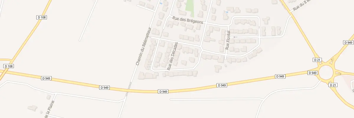 Plan du 33 Rue des Décades à Talmont-Saint-Hilaire