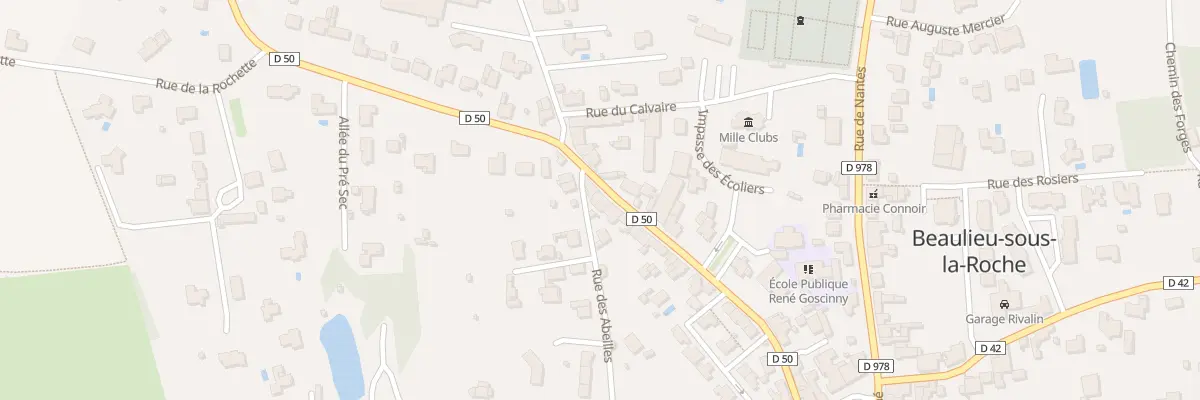 Plan du 39 Rue de la Croix des vignes à Beaulieu-sous-la-Roche