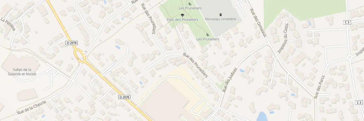 Plan du 15 Rue des prunelliers à Aizenay