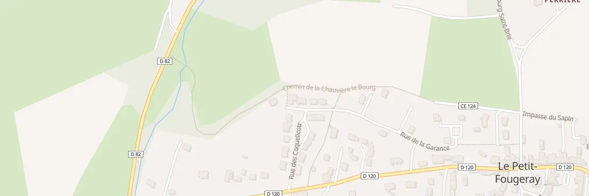 Plan du 3 Rue des Violettes au Petit-Fougeray