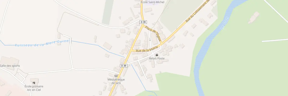 Plan du 2 Rue de la Mairie à Jans