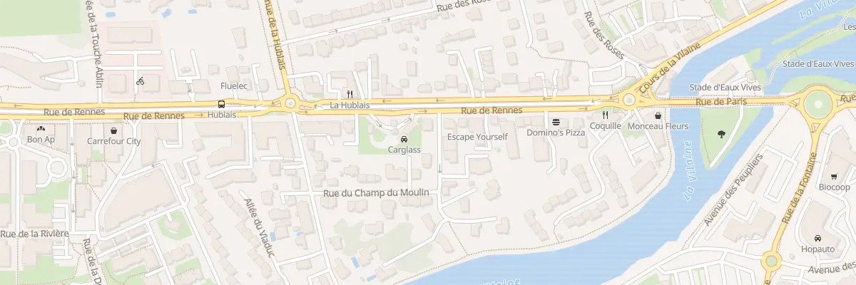 Plan du 25 Rue de Rennes à Cesson-Sévigné
