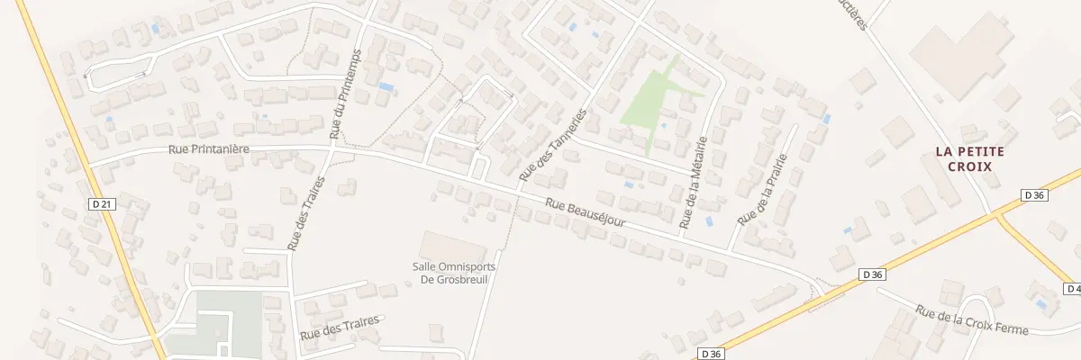 Plan du 9 Rue beauséjour à Grosbreuil