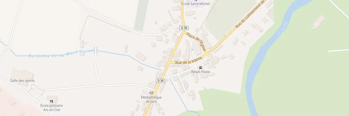 Plan du 6 Rue de la Mairie à Jans