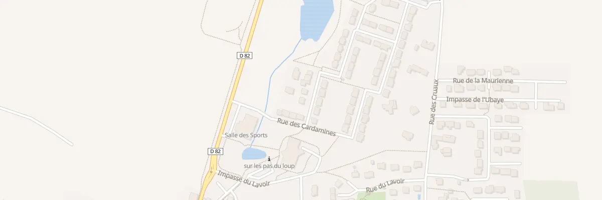 Plan du 1 Rue des Cressonnettes à Chanteloup