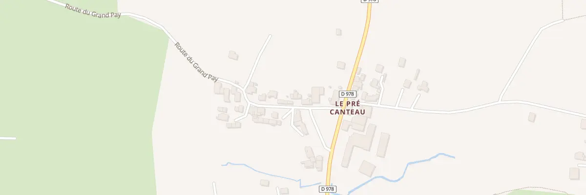 Plan du 42 Le Pre Canteau à Beaulieu-sous-la-Roche