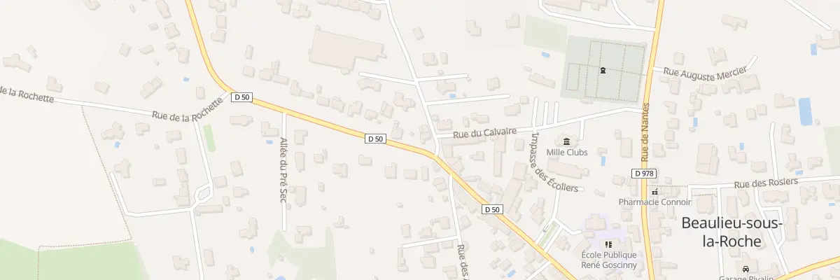 Plan du 1 Rue du Plessis aux moines à Beaulieu-sous-la-Roche