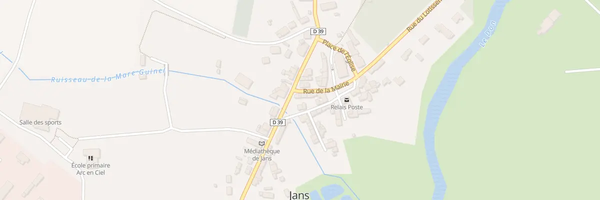 Plan du 5 Rue de la Mairie à Jans