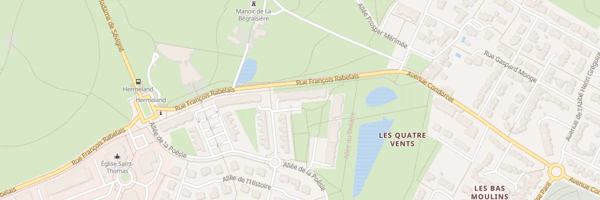 Plan du 3 Rue François Rabelais à Saint-Herblain
