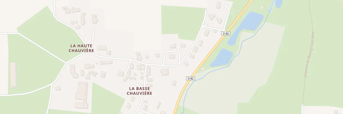 Plan du 557 La Chauviere au Petit-Fougeray