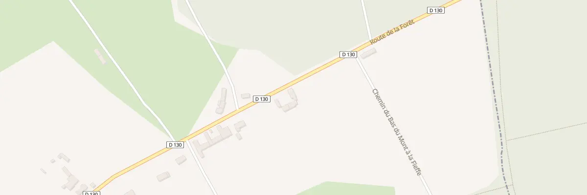 Plan du 30 Rte de la Foret à Besneville
