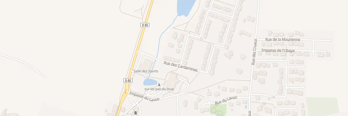 Plan du 5 Les Cruaux à Chanteloup