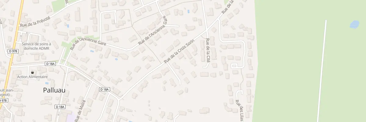 Plan du 26 Rue de la croix sorin à Palluau