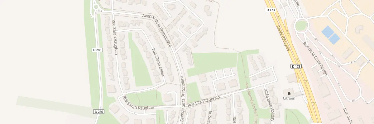 Plan du 8 All Michel Petrucciani à Vern-sur-Seiche