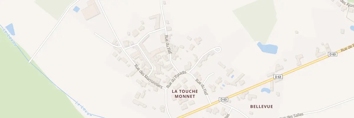 Plan du 10 La Touche Monnet à La Limouzinière