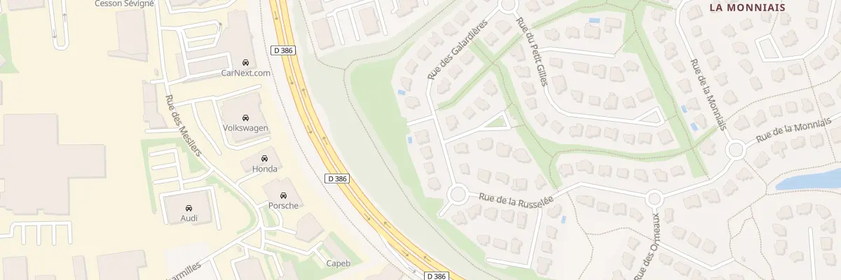Plan du 47 Rue des Galardières à Cesson-Sévigné