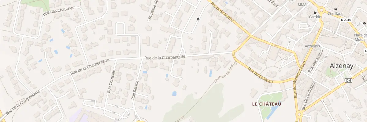 Plan du 19 Rue de la charpenterie à Aizenay
